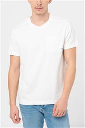 ΑΝΔΡΙΚΟ ΜΟΝΟΧΡΩΜΟ T-SHIRT ΜΕ ΤΣΕΠΗ REGULAR FIT - 024EE2K308 ΛΕΥΚΟ ESPRIT