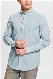 ΑΝΔΡΙΚΟ ΠΟΥΚΑΜΙΣΟ BUTTON DOWN REGULAR FIT - 044EE2F302 ΜΠΛΕ ΑΝΟΙΧΤΟ ESPRIT