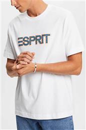 ΑΝΔΡΙΚΟ T-SHIRT ΜΕ CONTRAST LOGO PRINT RELAXED FIT - 103EE2K310 ΛΕΥΚΟ ESPRIT