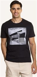 ΑΝΔΡΙΚΟ T-SHIRT ΜΕ GRAPHIC PRINT CASUAL FIT - 024EE2K318 ΜΑΥΡΟ ESPRIT