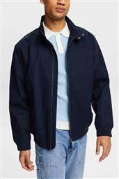 ΑΝΔΡΙΚΟ ΒΑΜΒΑΚΕΡΟ JACKET REGULAR FIT - 024EE2G301 ΜΠΛΕ ΣΚΟΥΡΟ ESPRIT