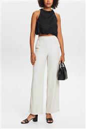 ΓΥΝΑΙΚΕΙΟ ΠΑΝΤΕΛΟΝΙ ΜΕ ΕΛΑΣΤΙΚΗ ΜΕΣΗ TWILL WIDE LEG (32L) - 024EE1B323 ΜΠΕΖ ESPRIT