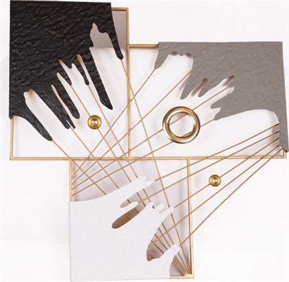 ΔΙΑΚΟΣΜΗΤΙΚΟ ΤΟΙΧΟΥ ΜΕΤΑΛΛΙΚΟ ΓΚΡΙ-ΧΡΥΣΟ-ΛΕΥΚΟ-ΜΑΥΡΟ 69X7X69ΕΚ. 812-30008 (ΥΛΙΚΟ: ΜΕΤΑΛΛΙΚΟ, ΧΡΩΜΑ: ΛΕΥΚΟ) - - 812-30008 ESTHETI