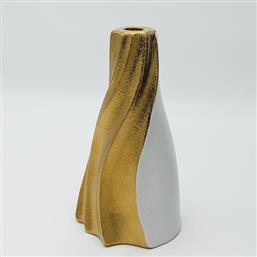 ΚΗΡΟΠΗΓΙΟ ΚΕΡΑΜΙΚΟ ΛΕΥΚΟ-ΧΡΥΣΟ 13X12,5X24ΕΚ. 819-00111 (ΥΛΙΚΟ: ΚΕΡΑΜΙΚΟ, ΧΡΩΜΑ: ΛΕΥΚΟ) - - 819-00111 ESTHETI