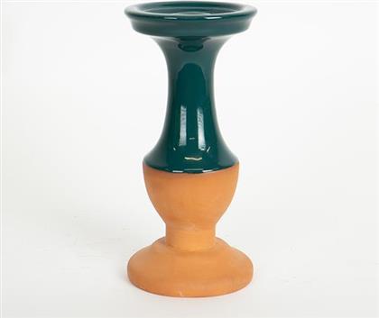 ΚΗΡΟΠΗΓΙΟ ΚΕΡΑΜΙΚΟ TERRACOTTA-ΠΡΑΣΙΝΟ 9,5X9,5X20,7ΕΚ. 752-25012 (ΥΛΙΚΟ: ΚΕΡΑΜΙΚΟ, ΧΡΩΜΑ: ΠΡΑΣΙΝΟ ) - - 752-25012 ESTHETI