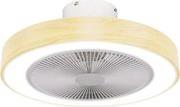 ΑΝΕΜΙΣΤΗΡΑΣ ΟΡΟΦΗΣ LED CCT 50CM 15W MOT 45W LIG RC ΟΨΗ ΞΥΛΟΥ 06-30179 ESTIA