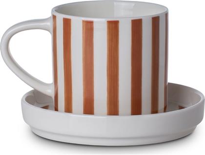 ΦΛΥΤΖΑΝΙ ΚΑΦΕ 300ML + ΠΙΑΤΑΚΙ LINES ΚΑΦΕ 07-35419 ESTIA