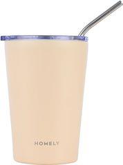 HOMELY ΘΕΡΜΟΣ MUG 400ML SANDSTONE 01-32647 ESTIA