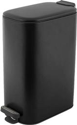 ΚΑΔΟΣ ΑΠΟΡΡΙΜΜΑΤΩΝ (41.3X23.4X53.6) 30LT SLIM BLACK 02-33927 ESTIA