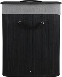 ΚΑΛΑΘΙ ΑΠΛΥΤΩΝ ΠΤΥΣΣΟΜΕΝΟ BAMBOO 40X30X50ΕΚ.-60LT ΜΑΥΡΟ ESSENTIALS 02-34597 (ΥΛΙΚΟ: BAMBOO, ΧΡΩΜΑ: ΜΑΥΡΟ) - - 02-34597 ESTIA