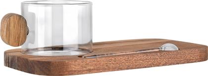 ΚΟΥΠΑ ΓΥΑΛΙΝΗ ΜΕ ΞΥΛΙΝΟ ΔΙΣΚΟ & ΚΟΥΤΑΛΑΚΙ 23X12X7ΕΚ.-17X12X7ΕΚ. ALLURE 07-35334 (ΥΛΙΚΟ: ΞΥΛΟ) - - 07-35334 ESTIA