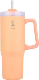 ΚΟΥΠΑ ΘΕΡΜΟΣ ΜΕ ΛΑΒΗ & ΚΑΛΑΜΑΚΙ 900ML SAVE THE AEGEAN TUMBLER PEACH FUZZ 01-28626 ESTIA