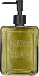 ΝΤΙΣΠΕΝΣΕΡ ΓΥΑΛΙΝΟ 520ML-6X9,5X19,5ΕΚ. ΠΡΑΣΙΝΟ PURE SOAP 02-34702 (ΥΛΙΚΟ: ΓΥΑΛΙ, ΧΡΩΜΑ: ΠΡΑΣΙΝΟ ) - - 02-34702 ESTIA