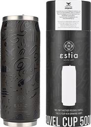 ESTIA ΠΑΓΟΥΡΙ TRAVEL CUP SAVE THE AEGEAN 500ML NOIR ECHO (01-22631) από το MOUSTAKAS