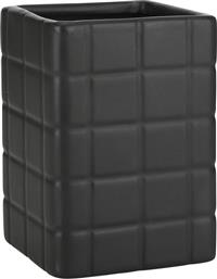 ΠΟΤΗΡΟΘΗΚΗ ΜΠΑΝΙΟΥ (7.5X7.5X11) TILES ΜΑΥΡΟ 02-27704 ESTIA