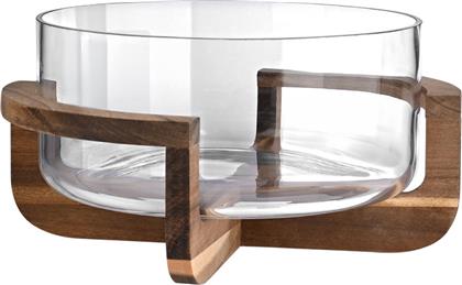 ΣΑΛΑΤΙΕΡΑ ΓΥΑΛΙΝΗ ΜΕ ΞΥΛΙΝΗ ΒΑΣΗ ALLURE 30X30X20ΕΚ. 01-36621 (ΥΛΙΚΟ: ΞΥΛΟ, ΧΡΩΜΑ: ΔΙΑΦΑΝΟ ) - - 01-36621 ESTIA