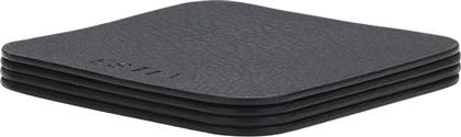 ΣΟΥΒΕΡ ΣΕΤ 4ΤΜΧ PVC ΜΑΥΡΟ ALLURE 10X10X0,95ΕΚ. 07-32395 (ΥΛΙΚΟ: PVC, ΧΡΩΜΑ: ΜΑΥΡΟ) - - 07-32395 ESTIA