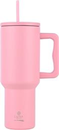 ESTIA STRAW TUMBLER XL SAVE THE AEGEAN 1200ML BLOSSOM ROSE (01-32210)