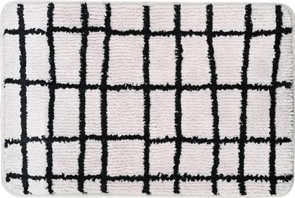 ΤΑΠΕΤΟ ΜΠΑΝΙΟΥ MICROFIBER CAGE ΓΚΡΙ-ΜΑΥΡΟ 40X60ΕΚ. 02-28572 (ΥΦΑΣΜΑ: MICROFIBER, ΧΡΩΜΑ: ΜΑΥΡΟ) - - 02-28572 ESTIA