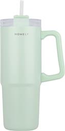 ΘΕΡΜΟΣ ΑΝΟΞΕΙΔΩΤΟΣ STRAW TUMBLER 14X8,8X22,5ΕΚ.-900ML HOMELY SEAFOAM 01-34559 (ΥΛΙΚΟ: ΑΝΟΞΕΙΔΩΤΟ, ΧΡΩΜΑ: ΜΕΝΤΑ) - - 01-34559 ESTIA