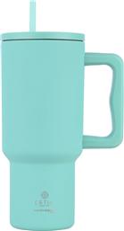 ΘΕΡΜΟΣ ΑΝΟΞΕΙΔΩΤΟΣ STRAW TUMBLER XL 14,5X10X22,5ΕΚ.-900ML BERMUDA GREEN SAVE THE AEGEAN 01-32135 (ΥΛΙΚΟ: ΑΝΟΞΕΙΔΩΤΟ, ΧΡΩΜΑ: ΠΡΑΣΙΝΟ ) - - 01-32135 ESTIA