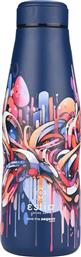 ΘΕΡΜΟΣ-ΜΠΟΥΚΑΛΙ ΑΝΟΞΕΙΔΩΤΟ FLASK VIBRANT VORTEX SAVE THE AEGEAN 500ML-7X7X22,3ΕΚ. 01-22075 (ΥΛΙΚΟ: ΑΝΟΞΕΙΔΩΤΟ) - - 01-22075 ESTIA