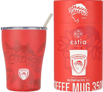 ΘΕΡΜΟΣ-ΠΟΤΗΡΙ ΑΝΟΞΕΙΔΩΤΟ COFFEE MUG OLYMPIACOS BC EDITION 350ML-9X13ΕΚ. 00-27230 (ΥΛΙΚΟ: ΑΝΟΞΕΙΔΩΤΟ, ΧΡΩΜΑ: ΚΟΚΚΙΝΟ) - - 00-27230 ESTIA