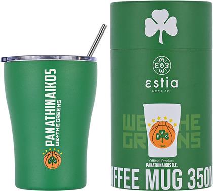 ΘΕΡΜΟΣ-ΠΟΤΗΡΙ ΑΝΟΞΕΙΔΩΤΟ COFFEE MUG PANATHINAIKOS BC EDITION 350ML-9X13ΕΚ. 00-13257 (ΥΛΙΚΟ: ΑΝΟΞΕΙΔΩΤΟ) - - 00-13257 ESTIA