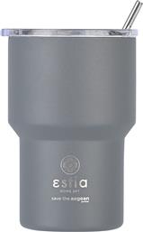 ΘΕΡΜΟΣ-ΠΟΤΗΡΙ ΑΝΟΞΕΙΔΩΤΟ MUG LITE SAVE THE AEGEAN FJORD GREY 400ML-9,2X6,5X13,3ΕΚ. 01-18467 (ΥΛΙΚΟ: ΑΝΟΞΕΙΔΩΤΟ, ΧΡΩΜΑ: ΓΚΡΙ) - - 01-18467 ESTIA