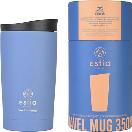 ΘΕΡΜΟΣ ΠΟΤΗΡΙ ΑΝΟΞΕΙΔΩΤΟΣ TRAVEL MUG DENIM BLUE SAVE THE AEGEAN 350ML-7,5X7,5X14,5ΕΚ. 01-20378 (ΥΛΙΚΟ: ΑΝΟΞΕΙΔΩΤΟ, ΧΡΩΜΑ: ΜΠΛΕ) - - 01-20378 ESTIA