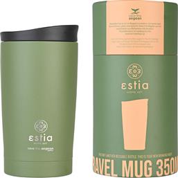 ΘΕΡΜΟΣ ΠΟΤΗΡΙ ΑΝΟΞΕΙΔΩΤΟΣ TRAVEL MUG FOREST SPIRIT SAVE THE AEGEAN 350ML-7,5X7,5X14,5ΕΚ. 01-20392 (ΥΛΙΚΟ: ΑΝΟΞΕΙΔΩΤΟ, ΧΡΩΜΑ: ΠΡΑΣΙΝΟ ) - - 01-20392 ESTIA