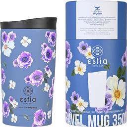 ΘΕΡΜΟΣ ΠΟΤΗΡΙ ΑΝΟΞΕΙΔΩΤΟΣ TRAVEL MUG GARDEN BLUE SAVE THE AEGEAN 350ML-7,5X7,5X14,5ΕΚ. 01-20439 (ΥΛΙΚΟ: ΑΝΟΞΕΙΔΩΤΟ, ΧΡΩΜΑ: ΜΠΛΕ) - - 01-20439 ESTIA