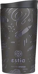 ΘΕΡΜΟΣ ΠΟΤΗΡΙ ΑΝΟΞΕΙΔΩΤΟΣ TRAVEL MUG NOIR ECHO SAVE THE AEGEAN 350ML-8X8X15ΕΚ. 01-25588 (ΥΛΙΚΟ: ΑΝΟΞΕΙΔΩΤΟ, ΧΡΩΜΑ: ΜΑΥΡΟ) - - 01-25588 ESTIA