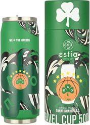 ΘΕΡΜΟΣ TRAVEL CUP PANATHINAIKOS BC EDITION WE THE GREENS 500ML 00-27124 ESTIA