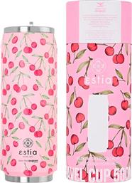 TRAVEL CUP STA 500ML CHERRY ROSE 01-16791 ΡΟΖ ESTIA