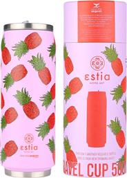 TRAVEL CUP STA 500ML TROPIC TANGO 01-22822 ΡΟΖ ESTIA