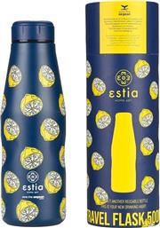 TRAVEL FLASK STA 500ML CITRUS INFUSION 01-22105 ΜΠΛΕ ESTIA