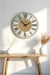 ΔΙΑΚΟΣΜΗΤΙΚΟ ΡΟΛΟΙ MDF HUHUAS00013 889HCL1111 50X50 CM ΑΙΘΡΙΟ
