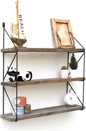 ΔΙΑΚΟΣΜΗΤΙΚΟ ΞΥΛΙΝΟ ΡΑΦΙ ΤΟΙΧΟΥ WR040 792EVL2889 (60X15X55) ΑΙΘΡΙΟ