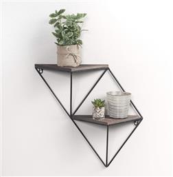 ΔΙΑΚΟΣΜΗΤΙΚΟ ΞΥΛΙΝΟ ΡΑΦΙ ΤΟΙΧΟΥ WR045 792EVL2867 33X30X13 CM ΑΙΘΡΙΟ