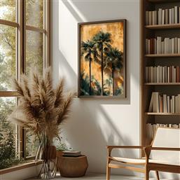 ΔΙΑΚΟΣΜΗΤΙΚΟΣ ΠΙΝΑΚΑΣ MDF ΜΕ ΚΟΡΝΙΖΑ AI119 856EVL1439 50X70X3,5 CM ΑΙΘΡΙΟ