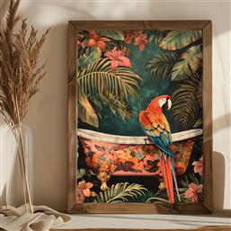 ΔΙΑΚΟΣΜΗΤΙΚΟΣ ΠΙΝΑΚΑΣ MDF ΜΕ ΚΟΡΝΙΖΑ AI178 856EVL1498 35X47X3,5 CM ΑΙΘΡΙΟ