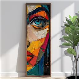 ΔΙΑΚΟΣΜΗΤΙΚΟΣ ΠΙΝΑΚΑΣ MDF ΜΕ ΚΟΡΝΙΖΑ EMR078 856EVL2551 40X120X3,5 CM ΑΙΘΡΙΟ