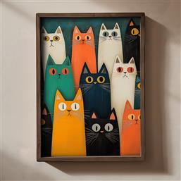 ΔΙΑΚΟΣΜΗΤΙΚΟΣ ΠΙΝΑΚΑΣ MDF ΜΕ ΚΟΡΝΙΖΑ TUN020-L 856EVL2616 35X47X2 CM ΑΙΘΡΙΟ