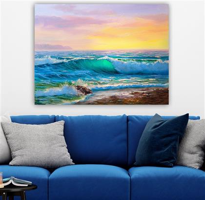 ΔΙΑΚΟΣΜΗΤΙΚΟΣ ΠΙΝΑΚΑΣ ΣΕ ΚΑΜΒΑ 482719303-70100 441HPE2471 70X100 CM ΑΙΘΡΙΟ