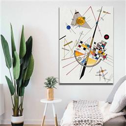 ΔΙΑΚΟΣΜΗΤΙΚΟΣ ΠΙΝΑΚΑΣ ΣΕ ΚΑΜΒΑ 70100KANDINSKY034 677VSL1169 70X100 CM ΑΙΘΡΙΟ