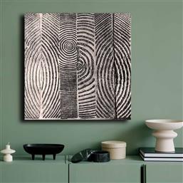 ΔΙΑΚΟΣΜΗΤΙΚΟΣ ΠΙΝΑΚΑΣ ΣΕ ΚΑΜΒΑ 7070GSC-003 895FNA1165 70X70 CM ΑΙΘΡΙΟ