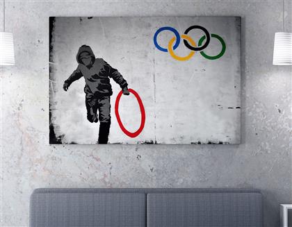 ΔΙΑΚΟΣΜΗΤΙΚΟΣ ΠΙΝΑΚΑΣ ΣΕ ΚΑΜΒΑ WY118 (70 X 100) 966BRS1260 70X100 CM ΑΙΘΡΙΟ