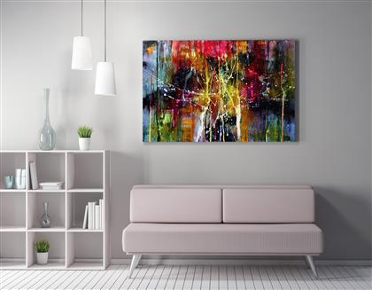 ΔΙΑΚΟΣΜΗΤΙΚΟΣ ΠΙΝΑΚΑΣ ΣΕ ΚΑΜΒΑ WY337 (70 X 100) 966BRS1407 70X100 CM ΑΙΘΡΙΟ