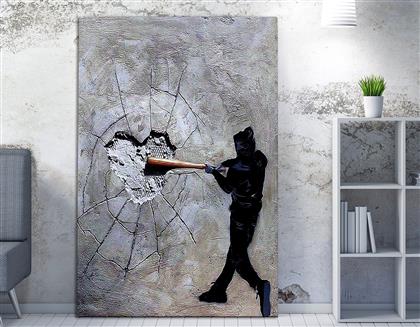 ΔΙΑΚΟΣΜΗΤΙΚΟΣ ΠΙΝΑΚΑΣ ΣΕ ΚΑΜΒΑ WY45 (70 X 100) 966BRS1190 70X100 CM ΑΙΘΡΙΟ